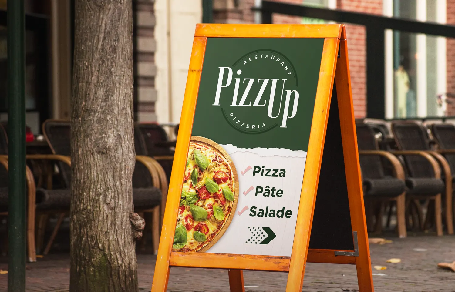 Pizzup - stop trottoir Capsicom